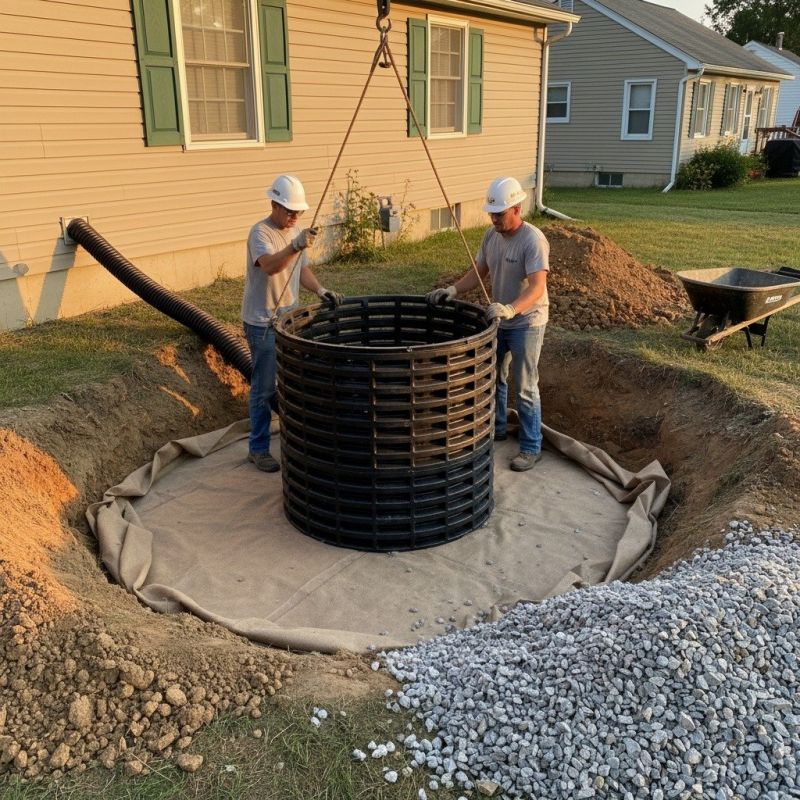 Drain Field Installation