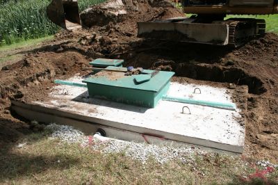 Residential Septic Tank Installation detail